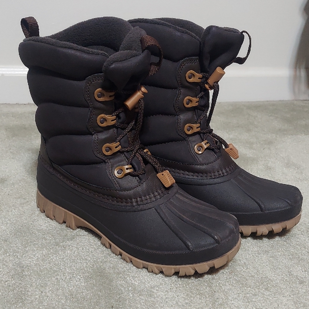 Storm by Cougar Cardiff Waterproof Insulated Winter Snow Boots Brown Size 9
